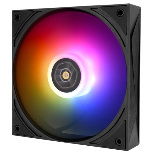 Thermalright TL-H12-X28-S Dünner Computer-Gehäuselüfter, 2150 U/min, CPU-ARGB-Lüfter, leiser 28 mm dicker Kühler, Desktop-CPU-Kühler, kompatibel mit Kühlkörper-Kühler und Gehäuse von THERMALRIGHT