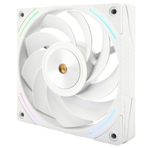 Thermalright TL-K12RW CPU-Lüfter 120mm Gehäusekühlerlüfter, 4pin PWM-Anschluss Computerlüfter mit 2150 U/min Geschwindigkeit, Desktop-Reverse-Outlet-Lüfter (TL-K12RW) von THERMALRIGHT