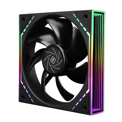 Thermalright TL-M12 Gehäuselüfter 120mm ARGB CPU Kühler Lüfter kommt mit ARGB Spiegel Lichteffekt, PC PWM Silent Fan mit 1500RPM Geschwindigkeit, Schwarz CPU Kühlung ARGB Lüfter, Desktop CPU PWM Fan Thermalright TL-M12 Gehäuselüfter 120mm ARGB CPU Kühler Lüfter kommt mit ARGB Spiegel Lichteffekt, PC PWM Silent Fan mit 1500RPM Geschwindigkeit, Schwarz CPU Kühlung ARGB Lüfter, Desktop CPU PWM Fan von THERMALRIGHT