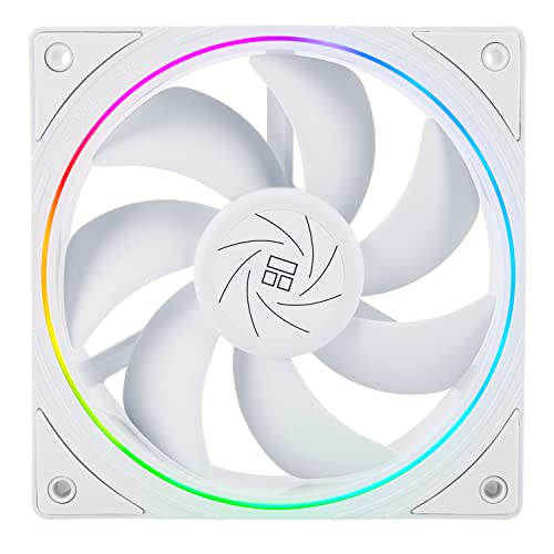 Thermalright TL-S12W CPU-Lüfter 120mm Gehäuse Kühler Lüfter kommt mit ARGB Lichteffekt, PC PWM Silent Computer Lüfter mit 1500RPM Geschwindigkeit, CPU Kühler Lüfter Weiß Thermalright TL-S12W CPU-Lüfter 120mm Gehäuse Kühler Lüfter kommt mit ARGB Lichteffekt, PC PWM Silent Computer Lüfter mit 1500RPM Geschwindigkeit, CPU Kühler Lüfter Weiß von THERMALRIGHT