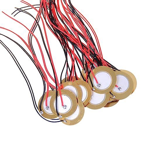 15pcs Piezo Disc Gitarre Piezo Elementsensor Mit Drahtabholungswandler Mikrofon Trigger Gitarren Drum Triggers von THINCAN