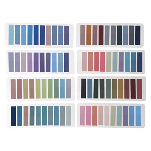 1600pcs 80 Farbe Schreibbar Sticky Registerkarten Neu Positionierbare Farbseitenmarker Sticky Notes Tabs Sticky Tabs Book Registerkarten von THINCAN