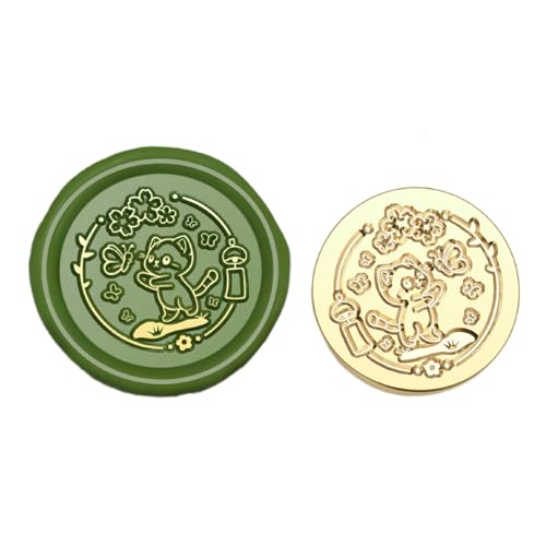Animal Series Wach Seal Stempel Bienen Katzen Versiegelung Wacher Stempel Für Einladungsumschläge Karten Fotosteld Dekoration von THINCAN