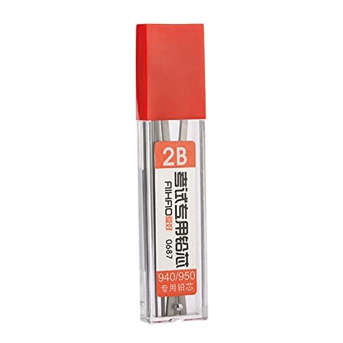 THINCAN 0 3 Mm Mechanischer Bleistift Blei Nachfüllungen Tragbar 2B Mechanische Bleistift Blei Nachfüllbriss Resistent Für Reibungsloses Schreiben von THINCAN