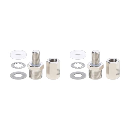 THINCAN Robuster CB Antennenbolzen Montageadapter Aus Kupfer Mit SO-239-Anschluss Zur Von 3/8 X 24 Gewinden CB Schinkenradio Antenne 3/8 X 24 So239 von THINCAN