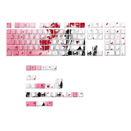THINCAN Seitprint Durchlösende Schlüsselkaps 136Keys Ergonomische Backbeleuchtungstaste Für Mechanische Tastatur Typisten Spieler Gamer THINCAN Seitprint Durchlösende Schlüsselkaps 136Keys Ergonomische Backbeleuchtungstaste Für Mechanische Tastatur Typisten Spieler Gamer von THINCAN