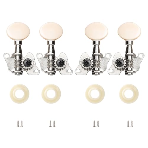 Ukulele Tuning PEGS Ersatz 2L2R Klassischer Stil Ukulele Tuning Pegs Maschinenköpfe Für 4 String Ukulele Bass Gitarre Ukulele Tuning PEGS Ersatz 2L2R Klassischer Stil Ukulele Tuning Pegs Maschinenköpfe Für 4 String Ukulele Bass Gitarre von THINCAN