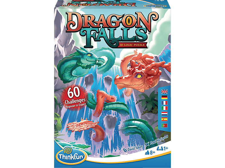 THINKFUN Dragon Falls 3D Logikspiel Mehrfarbig von THINKFUN