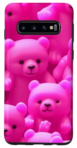 Hülle für Galaxy S10 THIS IS ART - Kunst für dein Handy - Pink Bears Edition von THIS IS ART