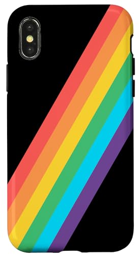 Hülle für iPhone X/XS THIS IS ART - limitiert & extravagant - LGBTQ+ Regenbogen von THIS IS ART