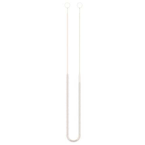 Anti-verlorene Ohrhörer Lanyard kompatibel für Google Pixel Buds Pro 2, Silikon drahtlose Kopfhörer Seil Kopfhörer waschbar Halsband Draht Ohrhörer Halsband (Lanyard nur) (beige Farbe) von THLMT