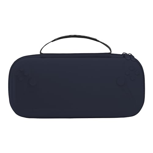 Aufbewahrungshülle Kompatibel für Playstation Portal, Reisetasche für Spielekonsole Tragbare, verdickte Eva-Schalentasche Box Schutzhülle aus PU für Handtaschen (nur Tasche) (Dunkelblau) von THLMT