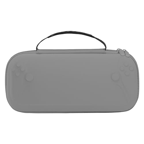 Aufbewahrungshülle Kompatibel für Playstation Portal, Reisetasche für Spielekonsole Tragbare, verdickte Eva-Schalentasche Box Schutzhülle aus PU für Handtaschen (nur Tasche) (Grau) von THLMT