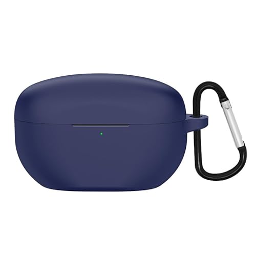 Earbuds Case Cover Kompatibel für Sony WF-1000XM5, Silikon Ohrhörer Cases Schutz Kopfhörer Shell Ear Buds Box mit Haken Staubdichte Headset-Tragetasche (nur Etui) (Blau) von THLMT