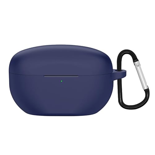 Earbuds Case Cover Kompatibel für Sony WF-1000XM5, Silikon Ohrhörer Cases Schutz Kopfhörer Shell Ear Buds Box mit Haken Staubdichte Headset-Tragetasche (nur Etui) (Blau) von THLMT