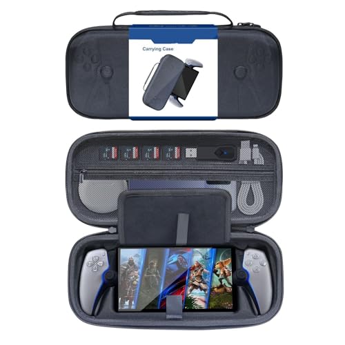 Storage Case kompatibel für Playstation Portal, Eva Hard Travel Carrying Case Tasche für Gaming-Konsole Anti-Drop Shell Pouch Box Schutzhülle Handtasche Sleeve Schutz (nur Gehäuse) von THLMT