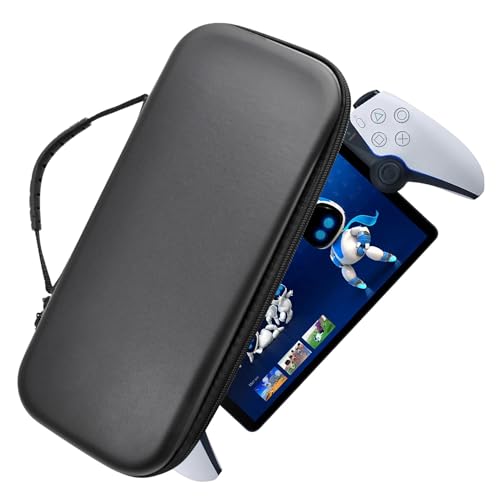 Storage Case kompatibel für Playstation Portal, Hard Travel Carrying Case Tasche für Gaming-Konsole Portable EVA Shell Pouch Box Schutzhülle Handtasche Sleeve (Case Only) (Kunstleder) von THLMT