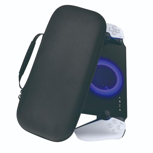 THLMT Storage Case kompatibel für Playstation Portal, Hard Travel Carrying Case Tasche für Gaming-Konsole Portable EVA Shell Pouch Box Schutzhülle Handtasche Sleeve (Case Only) (Stoffe) von THLMT