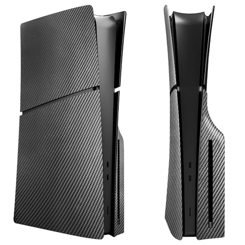 THLMT Konsolenabdeckung für PS5 Slim Digital/Optical Drive Edition, staubdichtes ABS Cover Case Sleeve Game Host Staubschutzhülle Shell Guard für Gaming-Konsole (Version mit optischem Laufwerk) von THLMT