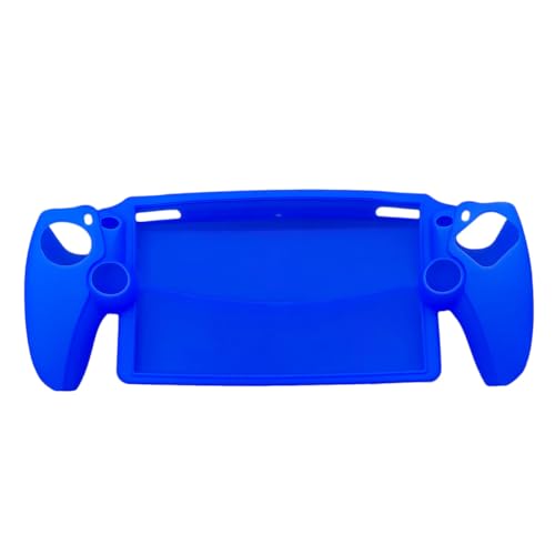 THLMT Schutzhülle Kompatibel für Sony Playstation Portal, Silikon Spielkonsole Anti-Rutsch-Schale Stoßfest Staubdichtes Case Cover (Blau) von THLMT