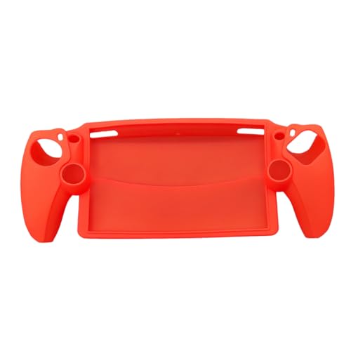 THLMT Schutzhülle Kompatibel für Sony Playstation Portal, Silikon Spielkonsole Anti-Rutsch-Schale Stoßfest Staubdichtes Case Cover (Rot) von THLMT