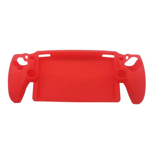 THLMT Schutzhülle Kompatibel für Sony Playstation Portal, Silikon Spielkonsole Shell stoßfest Staubschutz Case Cover (Rot) von THLMT