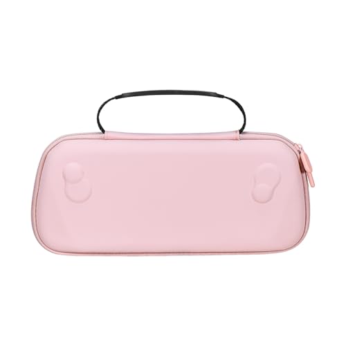 Tasche Kompatibel für ROG Ally X, Reisetasche für die Aufbewahrung für Spielkonsolenzubehör Portable Shell Box Schützende Eva-Hülle Rucksacktasche (Rosa) von THLMT