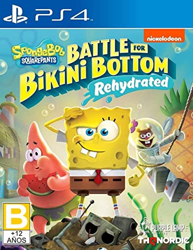 MAXKU Spongebob Squarepants: Battle for Bikini Bottom - Rehydrated - PlayStation 4 Standard Edition - Standard Edition - PlayStation 4 von THQ Nordic