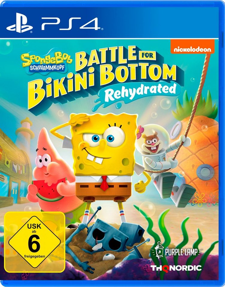 PS4 Spongebob Schwammkopf: Battle For Bikini Bottom - Rehydrated PlayStation 4 von THQ Nordic