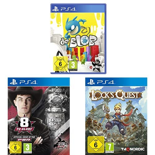 De Blob 1 - 8 to Glory - Locks Quest PS4 Bundle von THQ