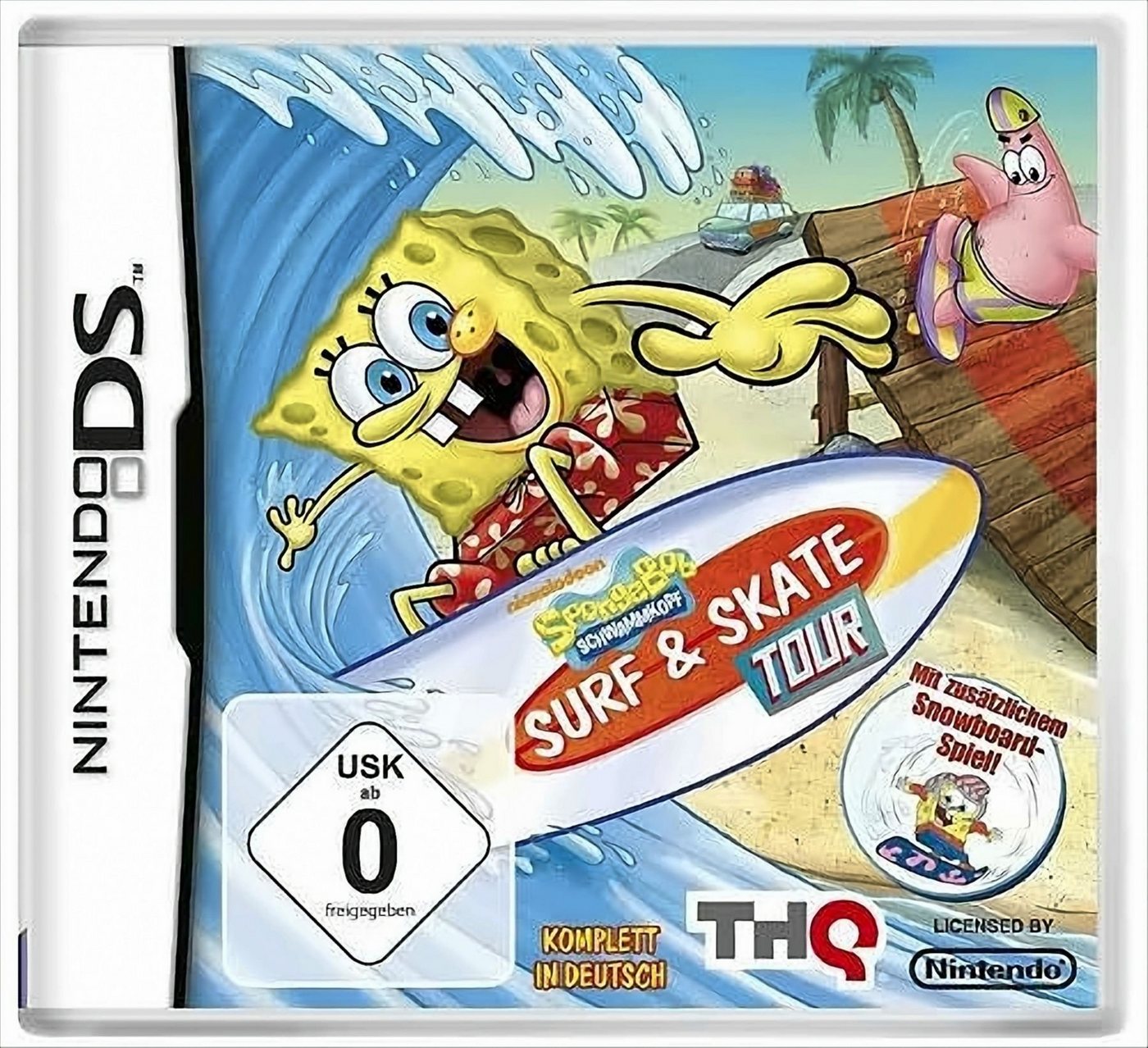 SpongeBob Schwammkopf: Surf & Skate Tour Nintendo DS von THQ