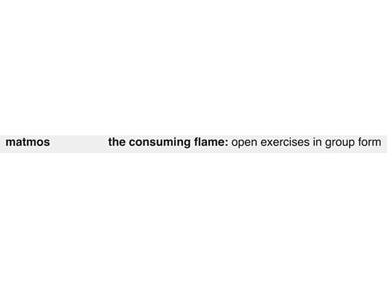 Matmos - The Consuming Flame (CD) von THRILL JOC