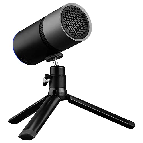 THRONMAX M8 Pulse- Compact & Foldable USB Condenser Microphone Perfect for Streaming live Audio - Black/Grey von THRONMAX