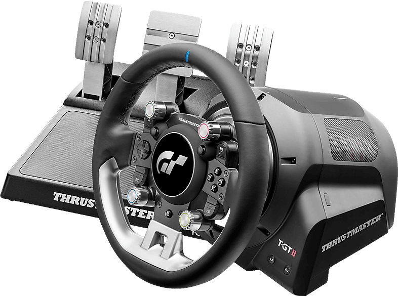 THRUSTMASTER T-GT II Rennlenkrad mit Set 3 Pedalen von THRUSTMASTER