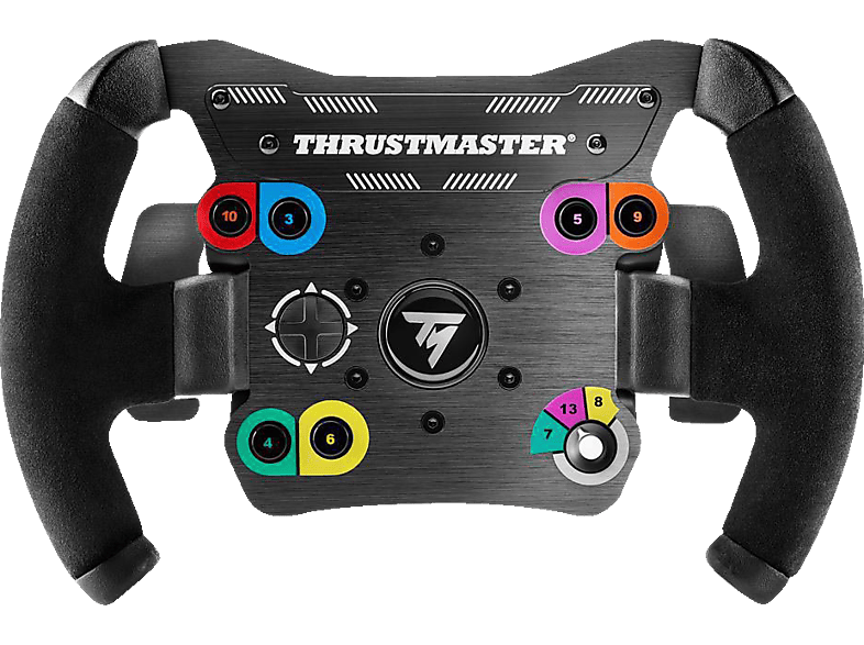 THRUSTMASTER TM OPEN WHEEL ADD-ON, Lenkrad Zubehör, Schwarz von THRUSTMASTER