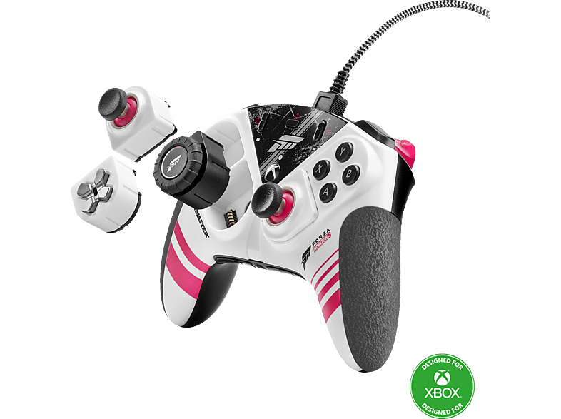 THRUSTMASTER Thrustmaster ESWAP XR PRO CONTROLLER FORZA HORIZON 5 EDITION Gamepad Weiß, pink, schwarz, grau für Xbox One, Series S, X, PC von THRUSTMASTER