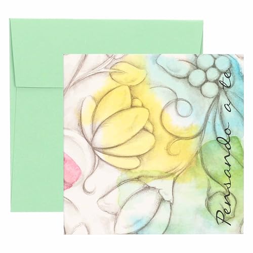 THUN - Blumenverschluss - Papier - Schreibwaren - 7,5 x 7,5 cm THUN - Blumenverschluss - Papier - Schreibwaren - 7,5 x 7,5 cm von THUN