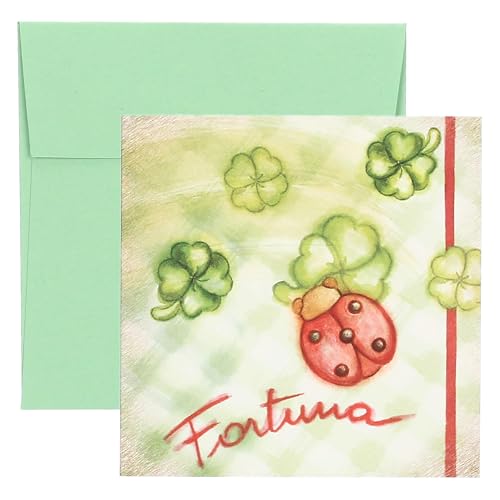 THUN - Viel Glück - Papier - Briefpapier - 7,5 x 7,5 cm von THUN
