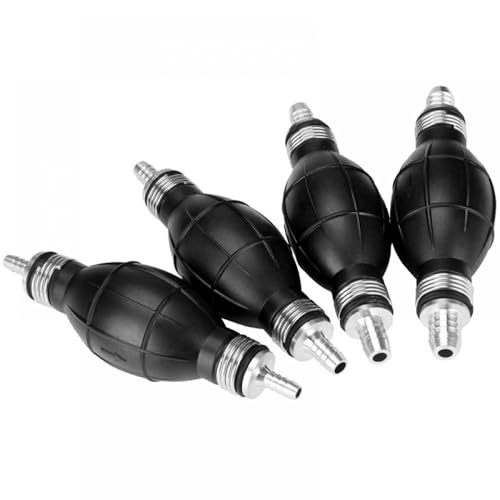 THgfdZX Gummi-Aluminium-Hand-Primer-Birne Kompatibel mit Dieselöl-Transfer-Benzin, kompatibel mit Auto, Boot, Marine-Außenbordmotor, 6 mm, 8 mm, 10 mm, 12 mm Hand-Kraftstoffpumpenleitung(A8) von THgfdZX
