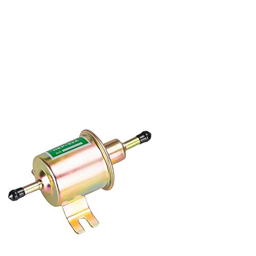 THgfdZX HEP-02A Niederdruck-Universal-Diesel-Benzin-Elektro-Kraftstoffpumpe, kompatibel mit Auto, Motorrad, ATV, 12 V, 24 V(Pump with FILTERKIT2) von THgfdZX