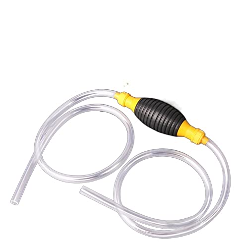 THgfdZX Hand-Kraftstoffpumpe, kompatibel mit Auto-Kraftstofftank-Sauger, manuelle Öl-Transferpumpe Kompatibel mit Benzin, Diesel, Flüssigkraftstoff-Sparer(Set C) von THgfdZX