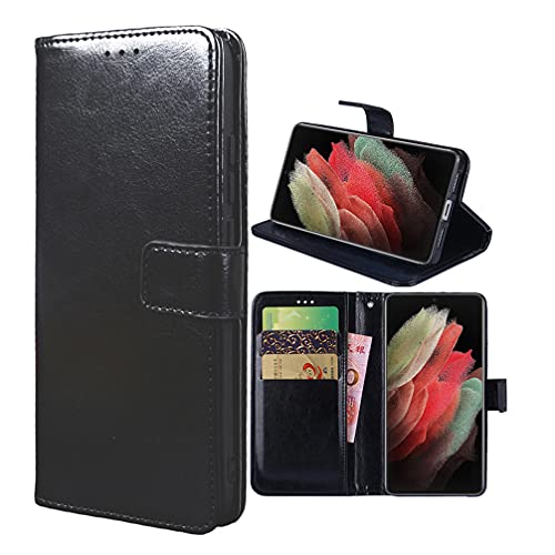 Hülle für Black-View A100 Schutzhülle lederhülle Leder Handy Hüllen, Flip Case Handytasche Tasche Handyhülle für Black-View A100, Schwarz von TIANCI