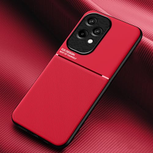 TIANCI Hülle für Honor 200 Lite, Textur rutschfest und Stoßfest Schutzhülle, [Hautfreundliches PU-Leder] [Ultradünnes TPU] Handyhülle für Honor 200 Lite von TIANCI