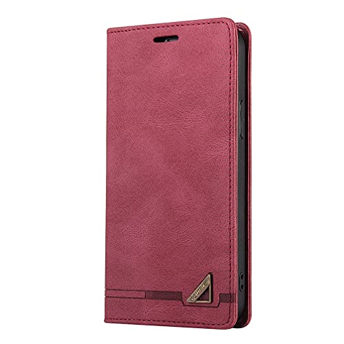 TIANCI Hülle für iPhone 13 mini, Informationen Schützen [HF-Abschirmung] Schutzhülle,Unsichtbare Magnetische Elegante Retro Handyhülle für iPhone 13 mini Hülle-Rot von TIANCI