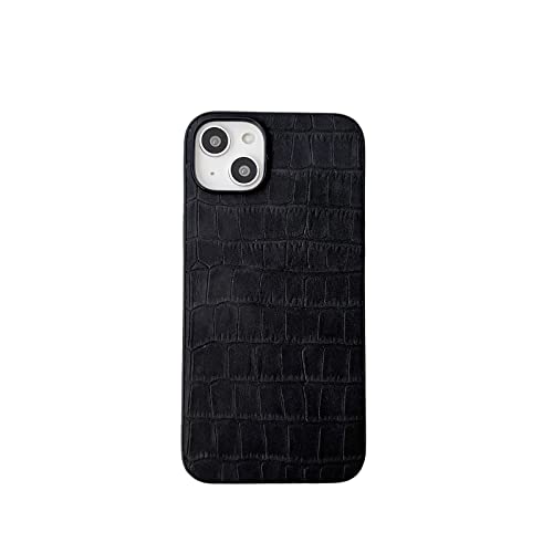 TIANCI Hülle für iPhone 14, [PU-Leder mit Krokodilstruktur] Stoßfest Schutzhülle [Weiches TPU] Standard Handyhülle für iPhone 14 von TIANCI