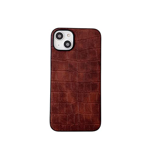 TIANCI Hülle für iPhone 14, [PU-Leder mit Krokodilstruktur] Stoßfest Schutzhülle [Weiches TPU] Standard Handyhülle für iPhone 14 von TIANCI
