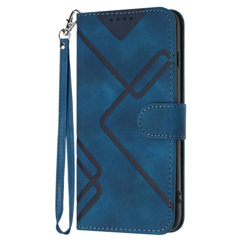 TIANCI für Oppo A5 Pro Hülle, Linienmuster Schutzhülle Oppo A5 Pro Flip Lederhülle TIANCI für Oppo A5 Pro Hülle, Linienmuster Schutzhülle Oppo A5 Pro Flip Lederhülle von TIANCI