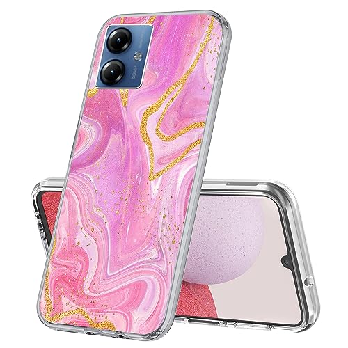 TIANDIMY Handyhülle für Motorola Moto G14 Silikon hülle,Silikon Slim Durchsichtig Soft TPU Stylische Hülle,Anti-Scratch Schutzhülle Case Cover für Motorola Moto G14 von TIANDIMY