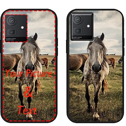 TIANDIMY Personalisierte Silikon Schwarz Handyhülle mit Foto für Cubot Note 50 Individuelle Text Bildern selber gestalten TPU Hülle für Cubot Note 50 Schutzhülle Case Cover von TIANDIMY