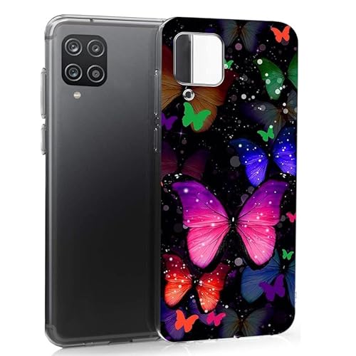 TIANDIMY Silikonhülle Handyhülle Kompatibel mit für Samsung Galaxy M32, Silikon Slim Durchsichtig Soft TPU Stylische Hülle, Anti-Scratch Schutzhülle Case Cover -Transparent von TIANDIMY